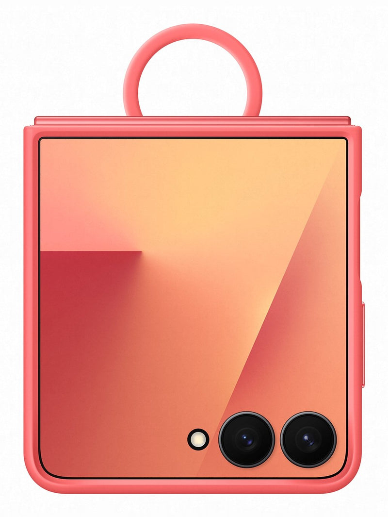 Samsung Ring Case (silicone) Fr Galaxy FLIP7 Red