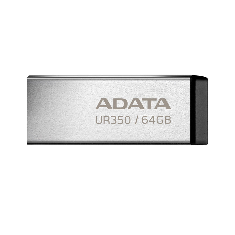 ADATA UR350-64G-RSR/Bk, Pencil USB Níquel/Black