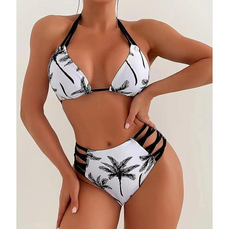 Coconut Print Bikini Womens Swimwear