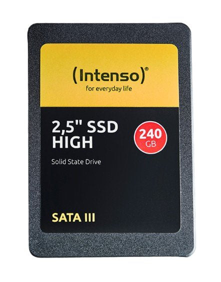 Intenso Drive SSD 240GB SATA3 High 2.5'', 520/500MBS, Shock Resistant, Low Power