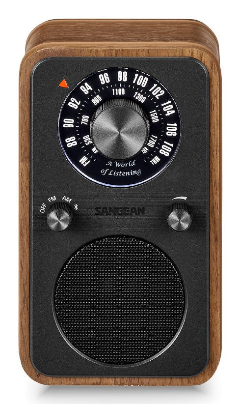 Sangean WR-9 Nogal Vintage Radio Analógica Wood With Am Fm Bluetooth — image 1