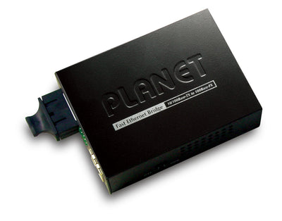 Planet Convertidor Medio FT-802 100 Mbit/S 1310 Nm Multimode Monomodo Black — image 1