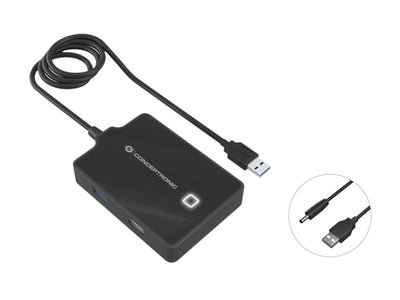 Conceptronic Hub USB 3.0 HUBBIES05B 4 Ports And Cable 90CM — image 1