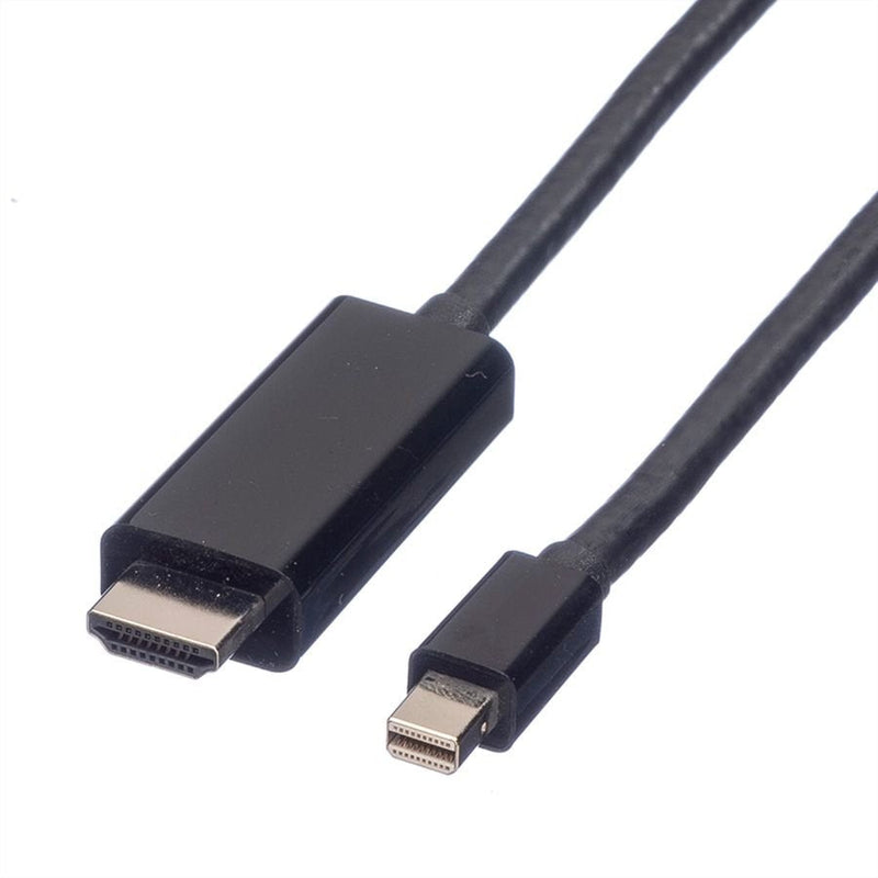 Value Mini DisplayPort Cable Mini Dp-uhdtv, St St, Black 2M