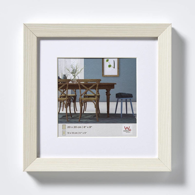 Frame Wood Fiorito 40X40 Cm, White