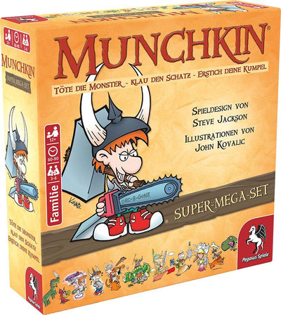 Pegasus Munchkin Fantasy Super Mega Set, Set Base Cartas Que Includes 1 Expansión 17035G — image 1