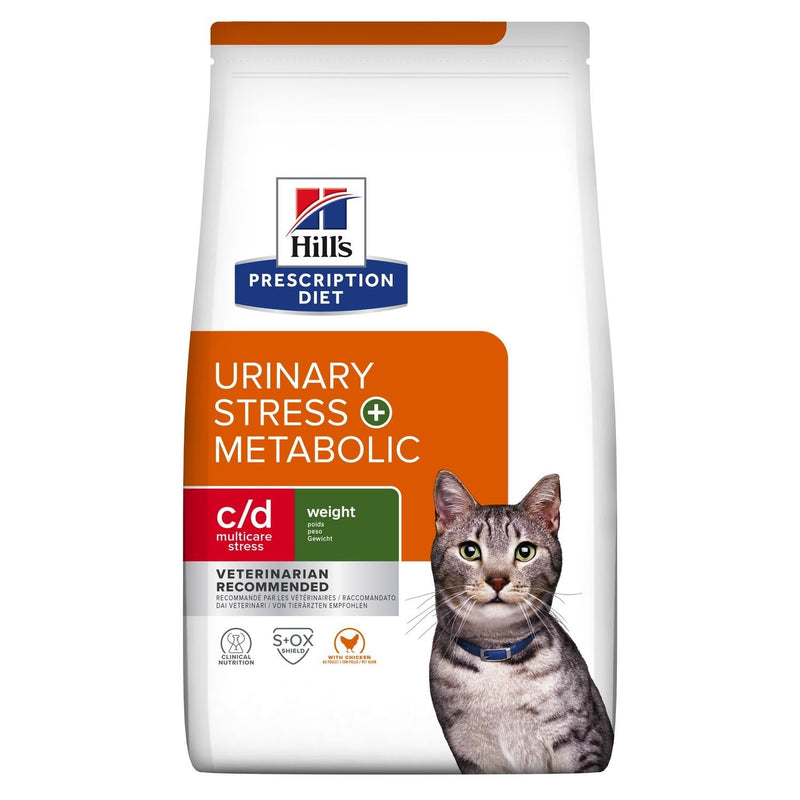 Hill's Comida Seca Gatos Feline C/D Urinary Stress + Metabolic 3KG