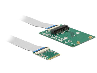 Delock Convertidor M.2 Clave a + And Male 1 X Slot Mini-pcie Size Medio And Size Complete With Cable Flexible — image 1