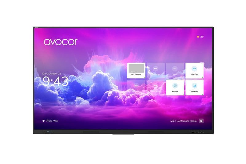Avocor AVE-6550 Whiteboard White Interactive