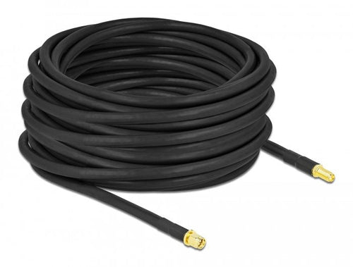 Delock Cable Antenna Sma Connector Male a Sma Connector Female Lmr CFD300 15M Low Loss — image 1