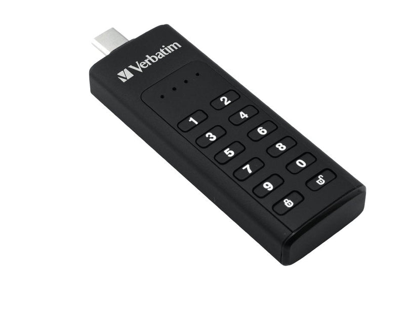 Verbatim USB Flash Unidad 128GB 3.0 Typ a Keypad Secure Unidad Aes