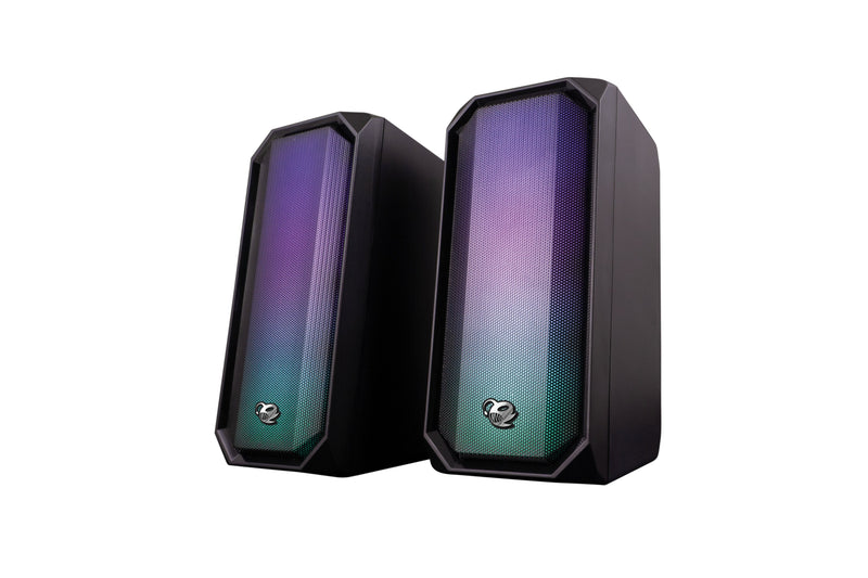 Coolbox Speakers R205 2.0 RGB Black + Controller DG-ALB-R205
