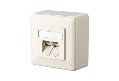 Metz Connect E-dat C6A 2 Port Ap White Puro — image 1