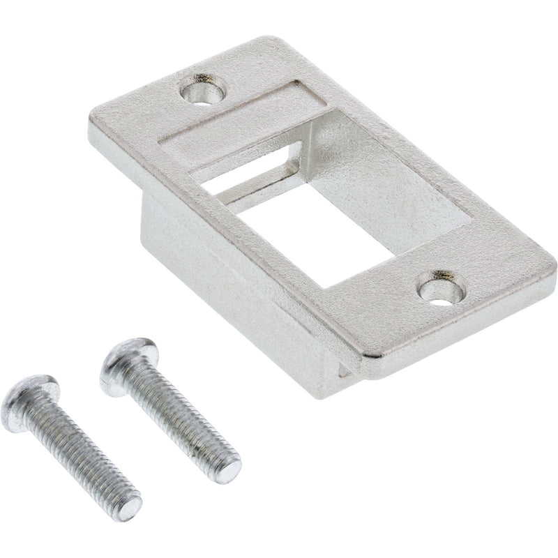 Inline Stand Módulo Keystone Snap-in, Single Metal Superficies Planas