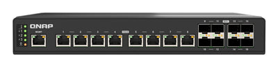 QNAP QSW-IM3216-8S8T Switch Gestionado 10G Ethernet (100/1000/10000) Black — image 1
