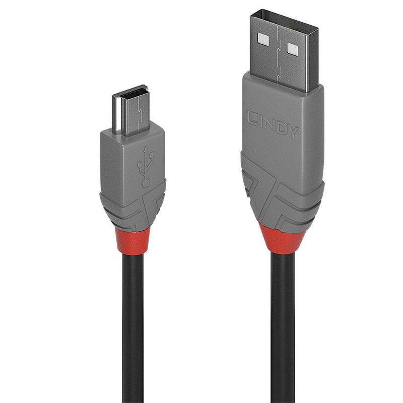 Lindy 36721 USB Cable 0,5M USB 2.0 USB a Mini-usb B Black GRISRS232 Cable 9P-SUBD M/F 20M