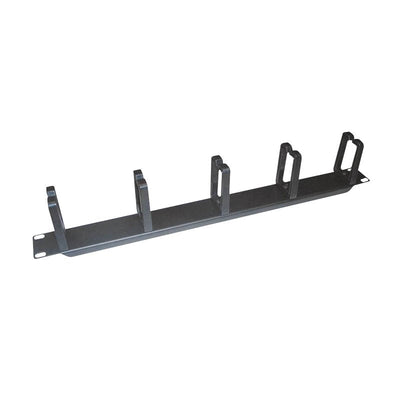 Logilink OR104B Panel 19 1U, 5 Rings Plastic Black — image 1