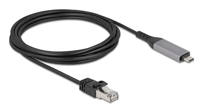 Delock Cable USB LAN USB Type-c a RJ45 Gigabit Ethernet 3M