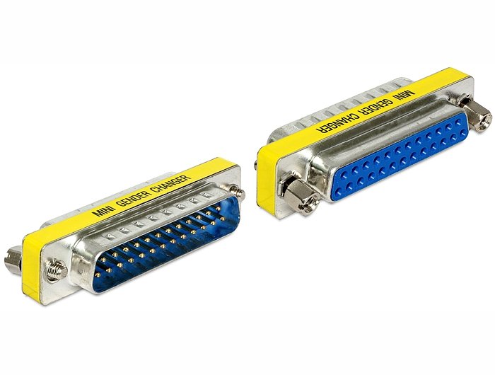 Delock Adapter Sub-d 25PIN M/H