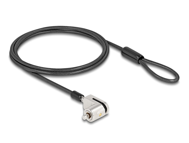 Navilock Notebook Sicherungskabel Cable Antirrobo Black 1,8M