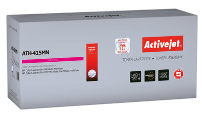Activejet Cartridge Toner ATH-415MN Printers HP Spare Part HP 415A W2033A Supremo 2100 Páginas Purple With Chi — image 1