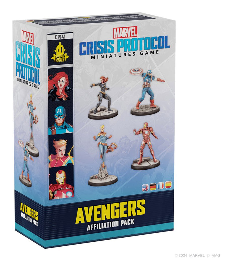 Set de Escritorio Marvel Crisis Protocol Avengers Affiliation Pack Edad Recomendada 14 Years