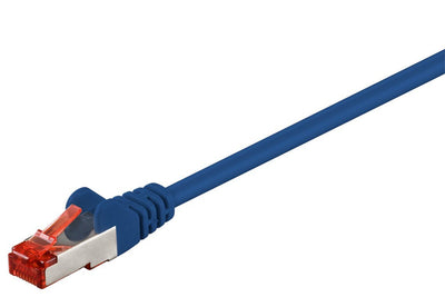 Goobay Network Cable CAT.6 3,0M Blue S/FTP 2x RJ45, Pvc, Cca — image 1