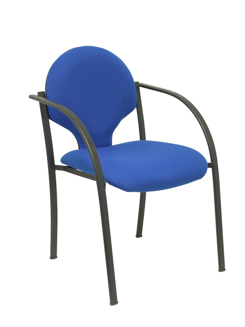 Pack 2 Chairs Hellin Chasis Black Bali Blue