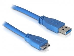 Delock Micro USB 3.0 - 3M USB Cable USB a Blue — image 1