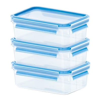 Emsa Food Clip & Close Transp./Blue 3P Pack 0,55L — image 1
