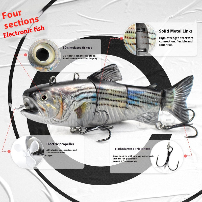 Lure Automatic Swimming Electronic Fish 130mm
