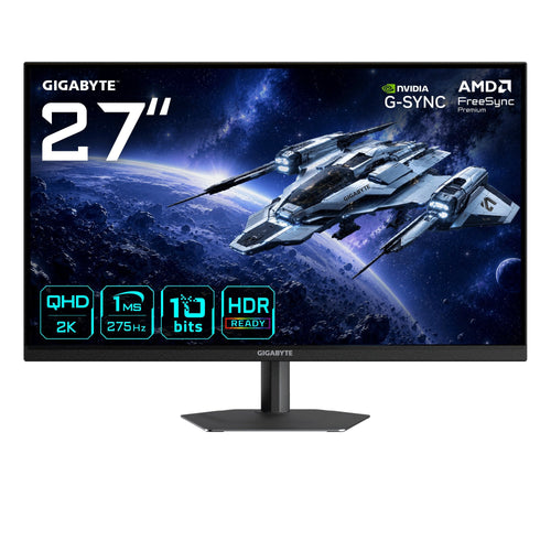 Gigabyte Monitor G27Q26 27 QHD Gaming (27), 2560 X 1440 Pixel, Quad Hd, Lcd, 1 Ms, Black — image 1