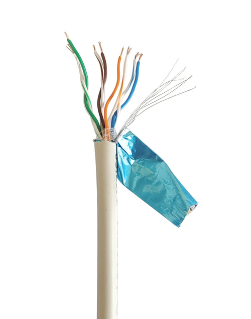 Gembird 305M CAT.5E FTP Network Cable F/UTP (FTP) Grey — image 1