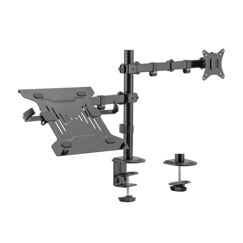 Aisens Desk Mount Swivel And Tilt Laptop And Monitor/TV 9KG 17-32 - Black — image 1