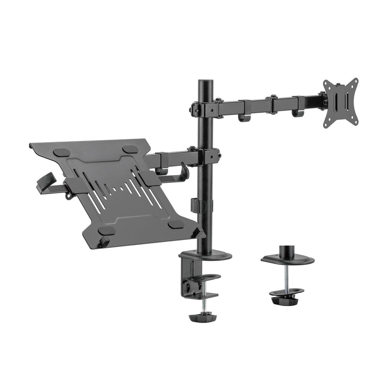 Aisens Desk Mount Swivel And Tilt Laptop And Monitor/TV 9KG 17-32 - Black