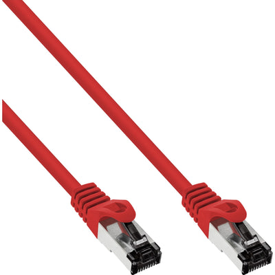 Inline Network Cable S/FTP Pimf CAT.8.1 Libre Halógenos 2000MHZ Red 1M — image 1