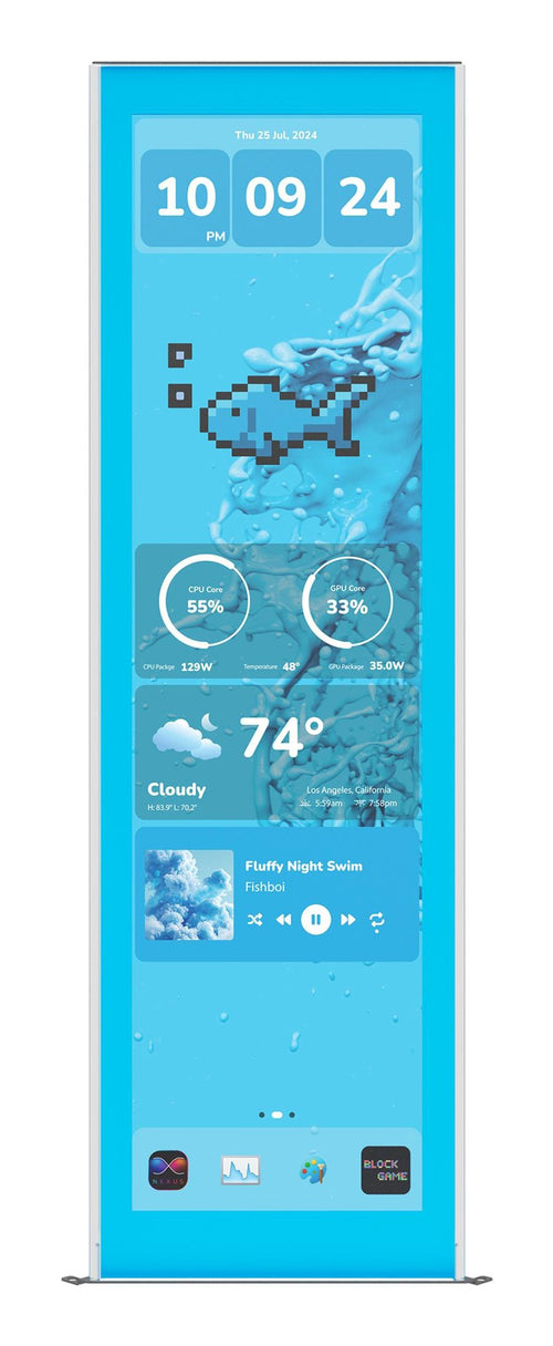 Hyte Y70 Actualización Screen Touchscreen Blueberry Milk 36,8CM (14,5 Pulgadas), Blue Screen Touchscreen 14,5  — image 1