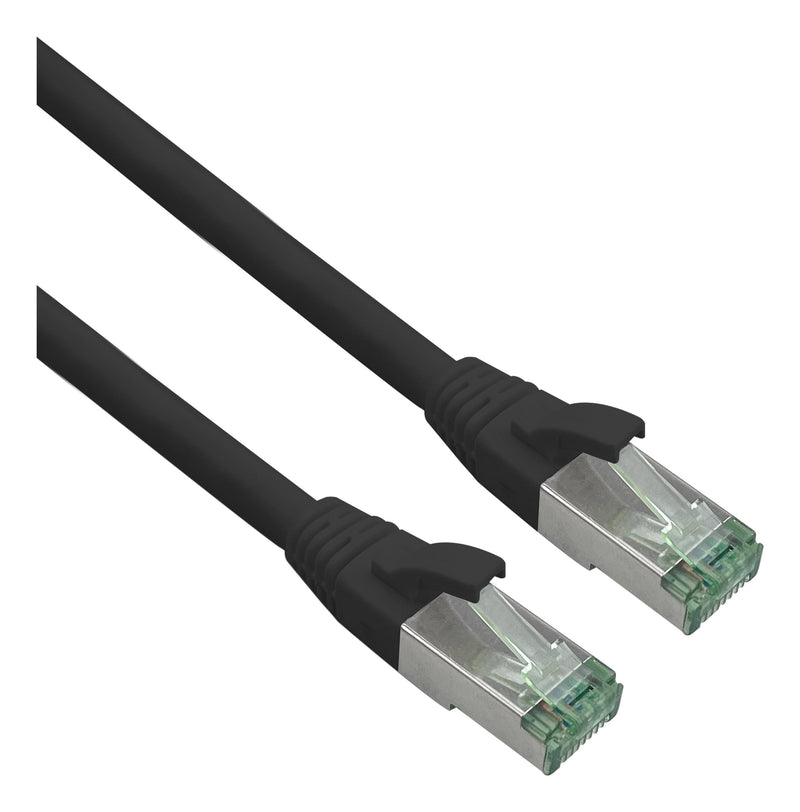 Helos Grs Certificado CAT.6A Network Cable With CAT.7 Rohkabel Tpe Black 10,0M