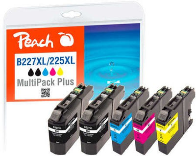 Peach PI500-141 Ink Blue Cyan Magenta Yellow LC-227XL/LC225XL — image 1