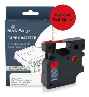 Mediarange Tape Labeller Dymo D1/45017/S0720570 12MMX7M Sw — image 1
