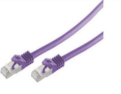 Shiverpeaks RJ45 Network Cable S FTP, CAT.7 Lszh 0,25M Violetaat