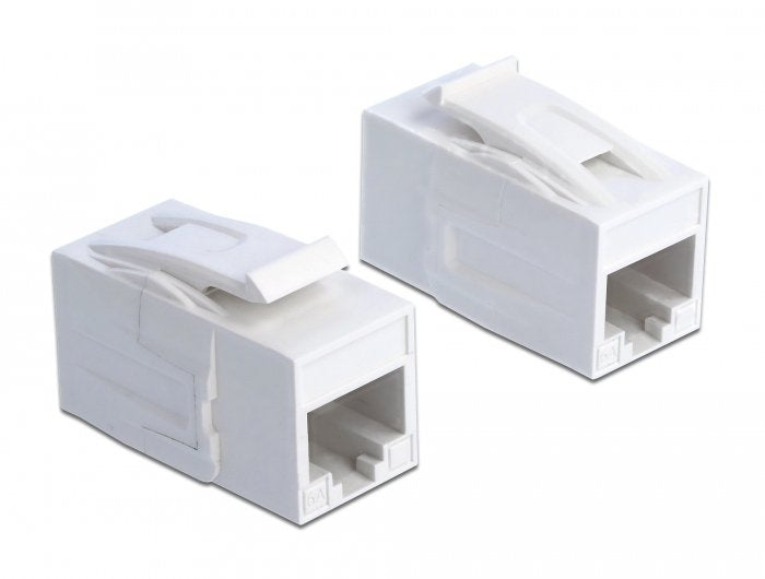 Delock 86299 Connector RJ45 Módulo Keystone Connector RJ45 CAT.6A UTP White