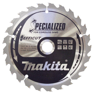 Makita B-62985 Hoja Saw Circular 165X20X25Z — image 1
