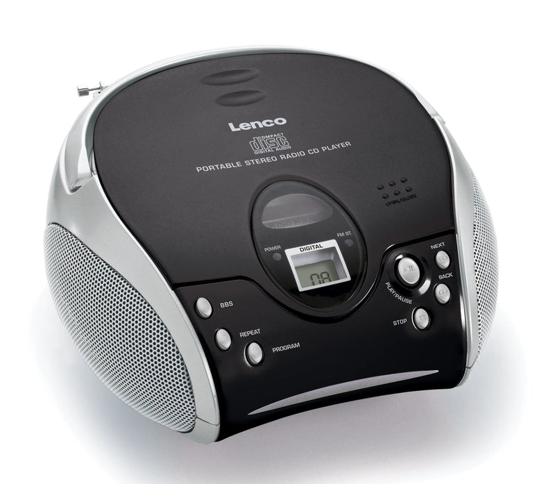 Lenco Radio SCD-24 Black/Silver