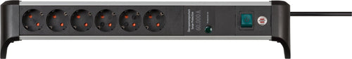 Brennenstuhl Power Strip Alu-office-line Steckdosenleiste 6-FACH With Berspannungsschutz — image 1