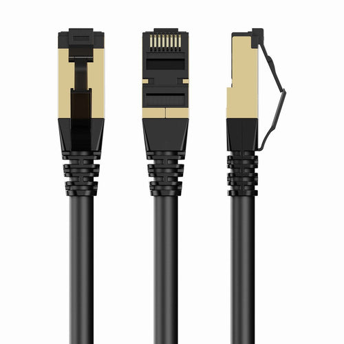 Gembird Network Cable S/FTP CAT.8 Lszh Black 2M PP8-LSZHCU-BK-2M — image 1