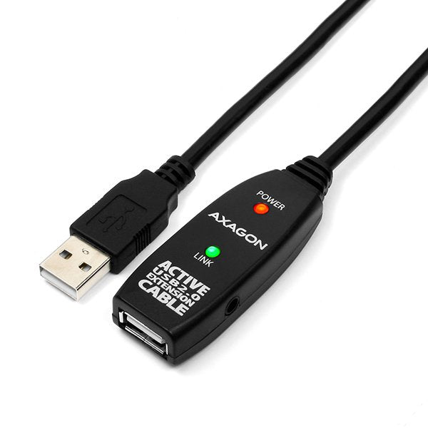 Axagon ADR-210 Cable Extensión USB Activo USB 2.0 USB-A a USB-A - 10M