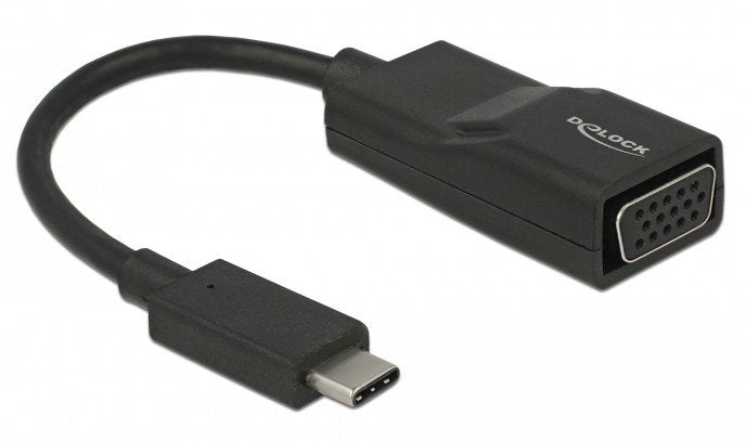 Delock Adaptadorcable USB Type-c Male VGA Female Black