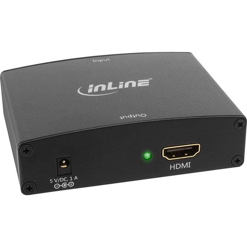 Inline Convertidor Input VGA + Audio a HDMI Output Audio VGA And Rca HDMI