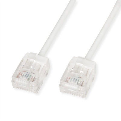 Roline UTP Datacenter Network Cable CAT.6A (class Ea), Lsoh, Slim, Extra Kurzer Plug White 1M — image 1